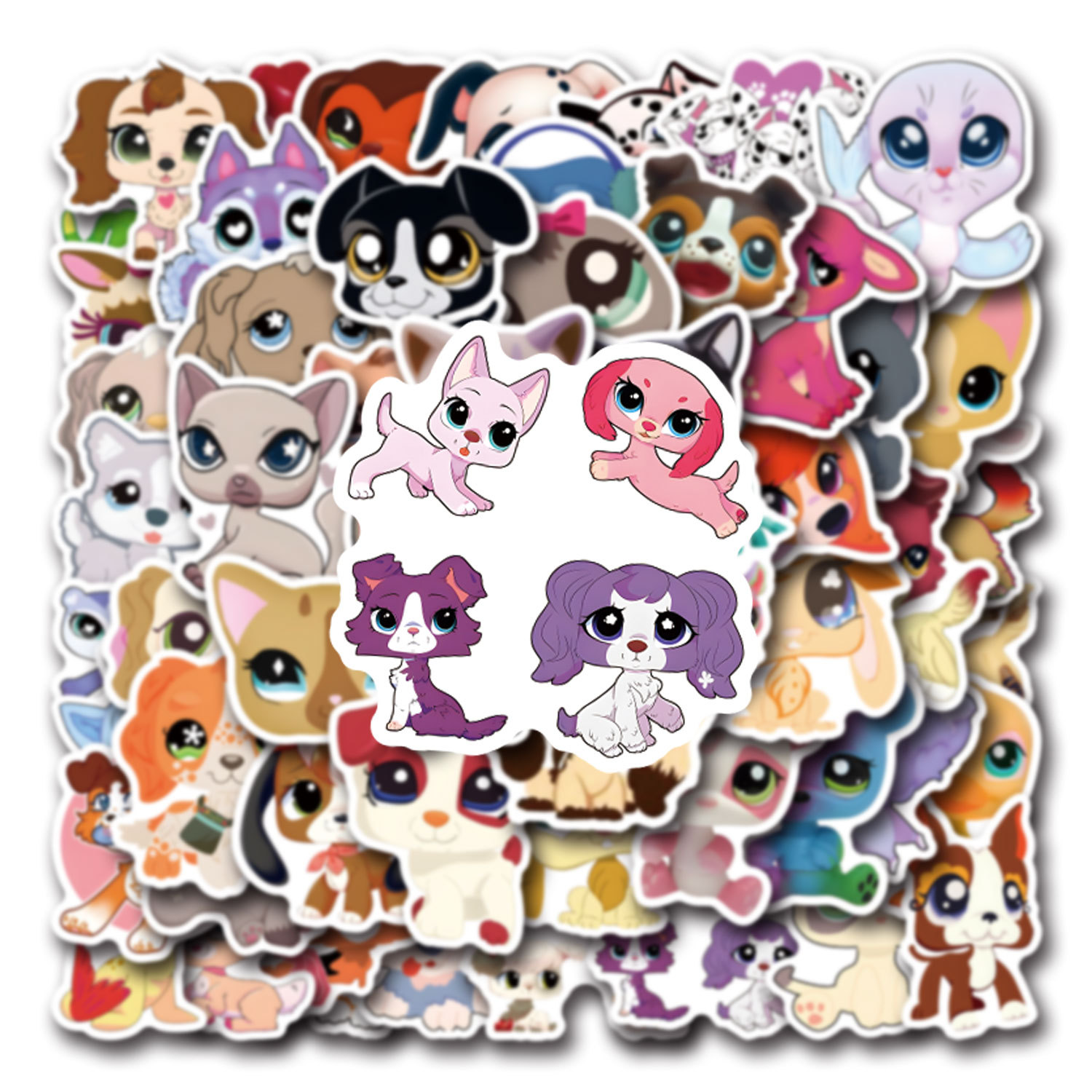 Kids Toys Shop - 10/55/110PCS Littlest Pet Shop Stickers Game