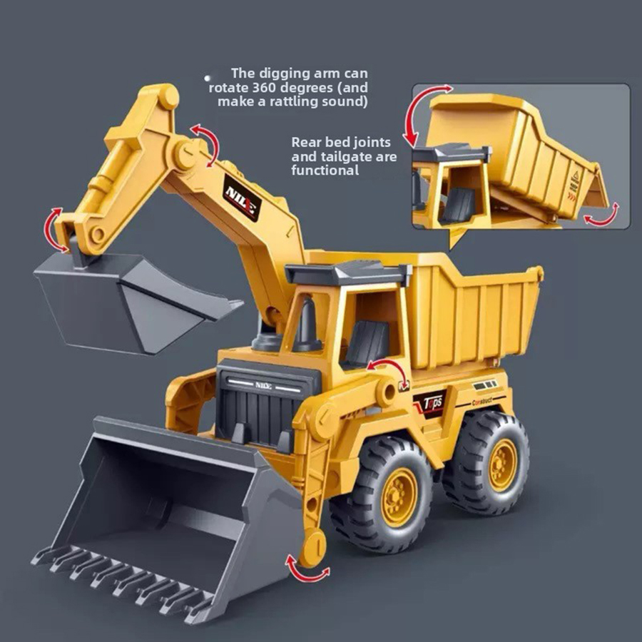 Kids Toys Review - 1pcs Excavator Truck Model Toy Engineering