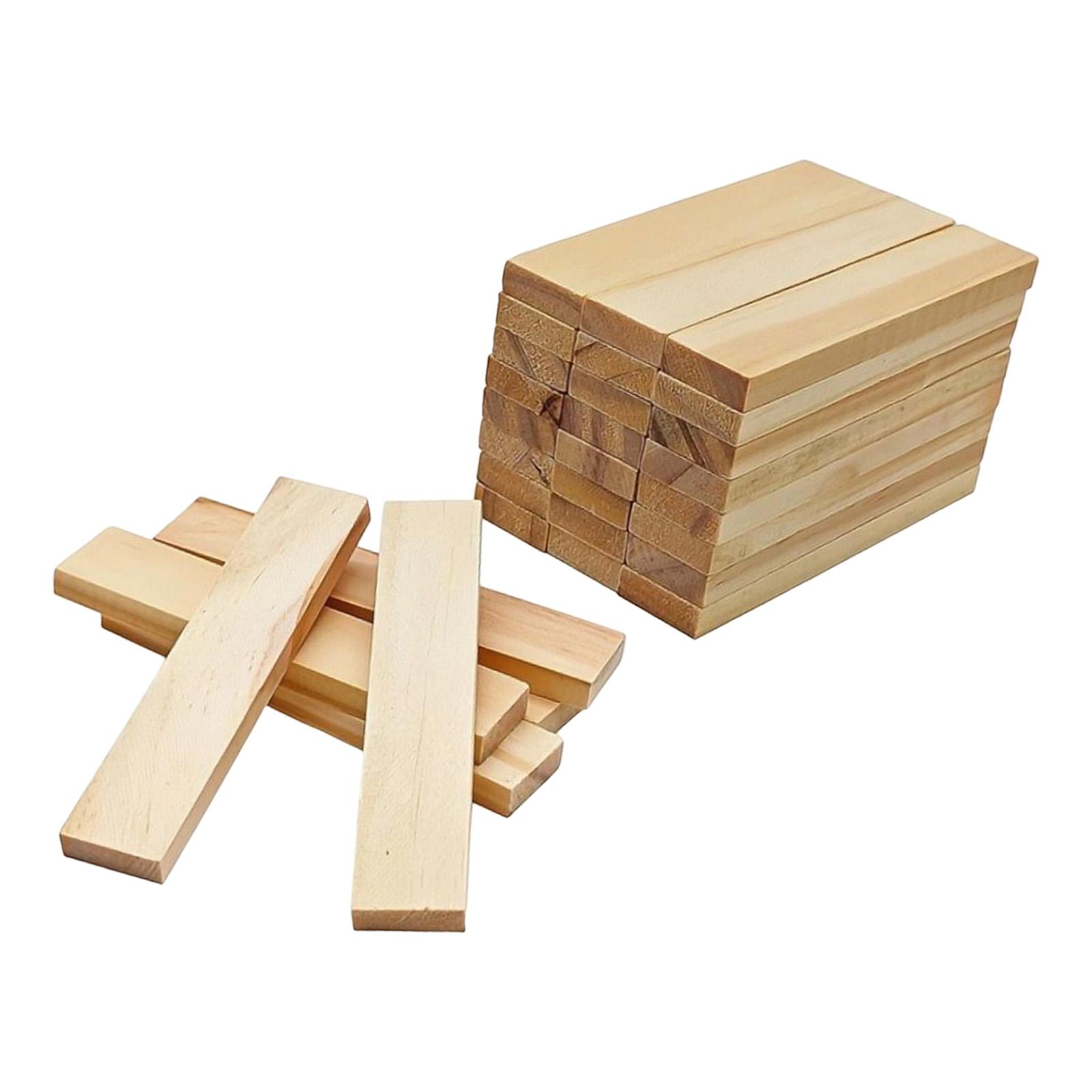Wooden Blocks Stacking - Wooden Blocks for Crafts Compact Fine