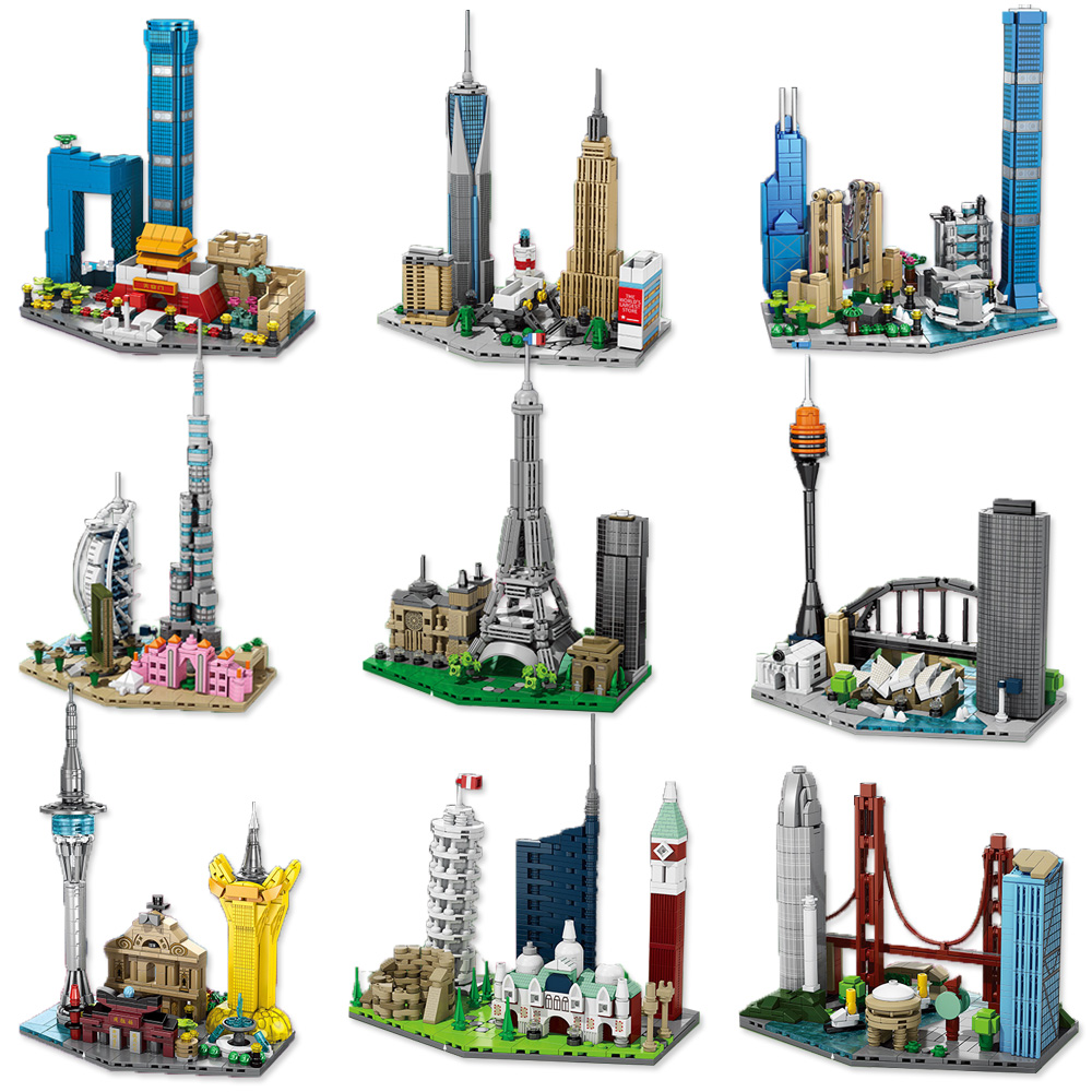 Kids Toys Dubai - Famous City Skyline Building Blocks Italy
