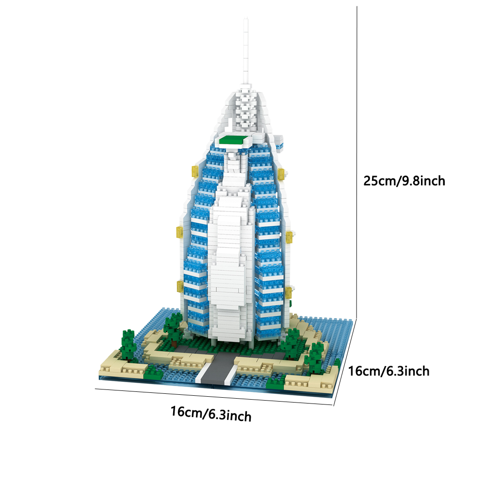 Kids Toys Dubai - Knew Built Dubai Skyline Building Block