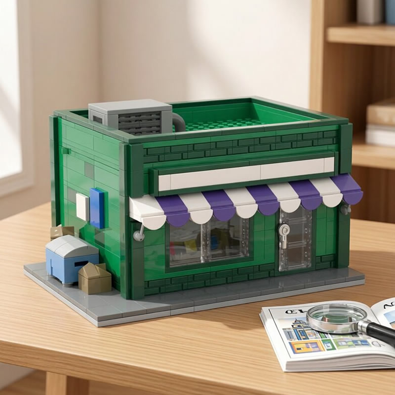 Kids Toys Shop - Building Blocks MOC Modular Mini Street