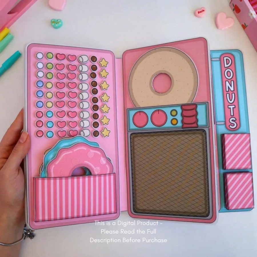 Donut Shop Pretend Play Kit, D - đánh giá và giá Kids Toys Shop