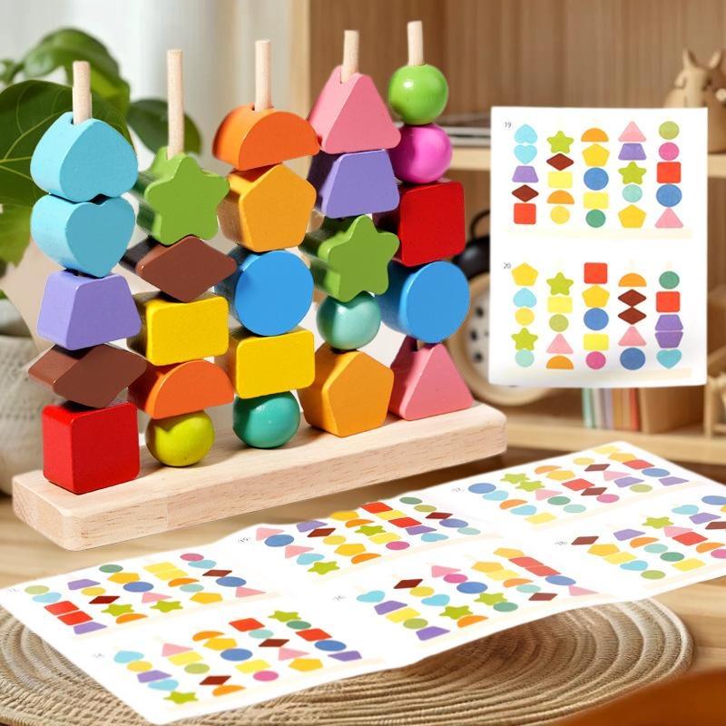 Early Learning Montessori Toys - đánh giá và giá Wooden Blocks Stacking