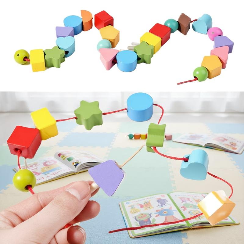 Early Learning Montessori Toys - đánh giá và giá Wooden Blocks Stacking