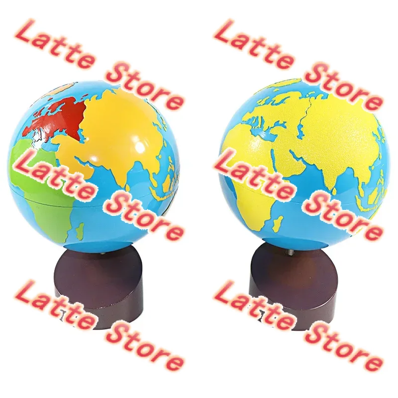 Montessori Continents Globe, W - đánh giá và giá Kids Toys Learning