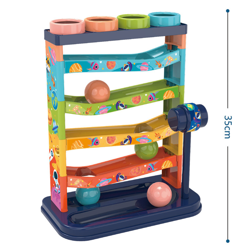 Colorful 5-layer track slide b - đánh giá và giá Kids Toys Learning