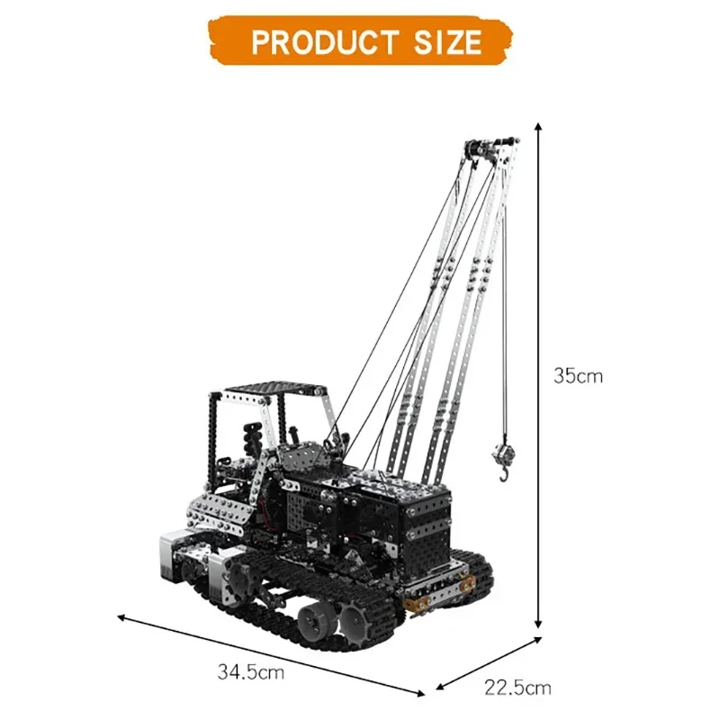 DIY Metal RC Crane Electric Ho - đánh giá và giá Kids Toys Review