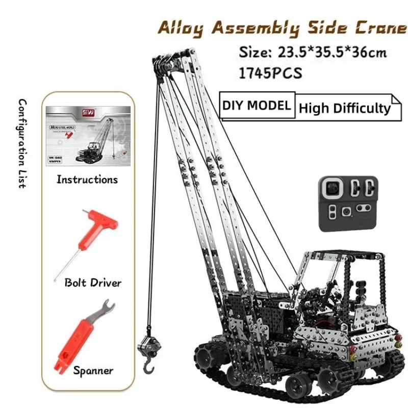 DIY Metal RC Crane Electric Ho - đánh giá và giá Kids Toys Review