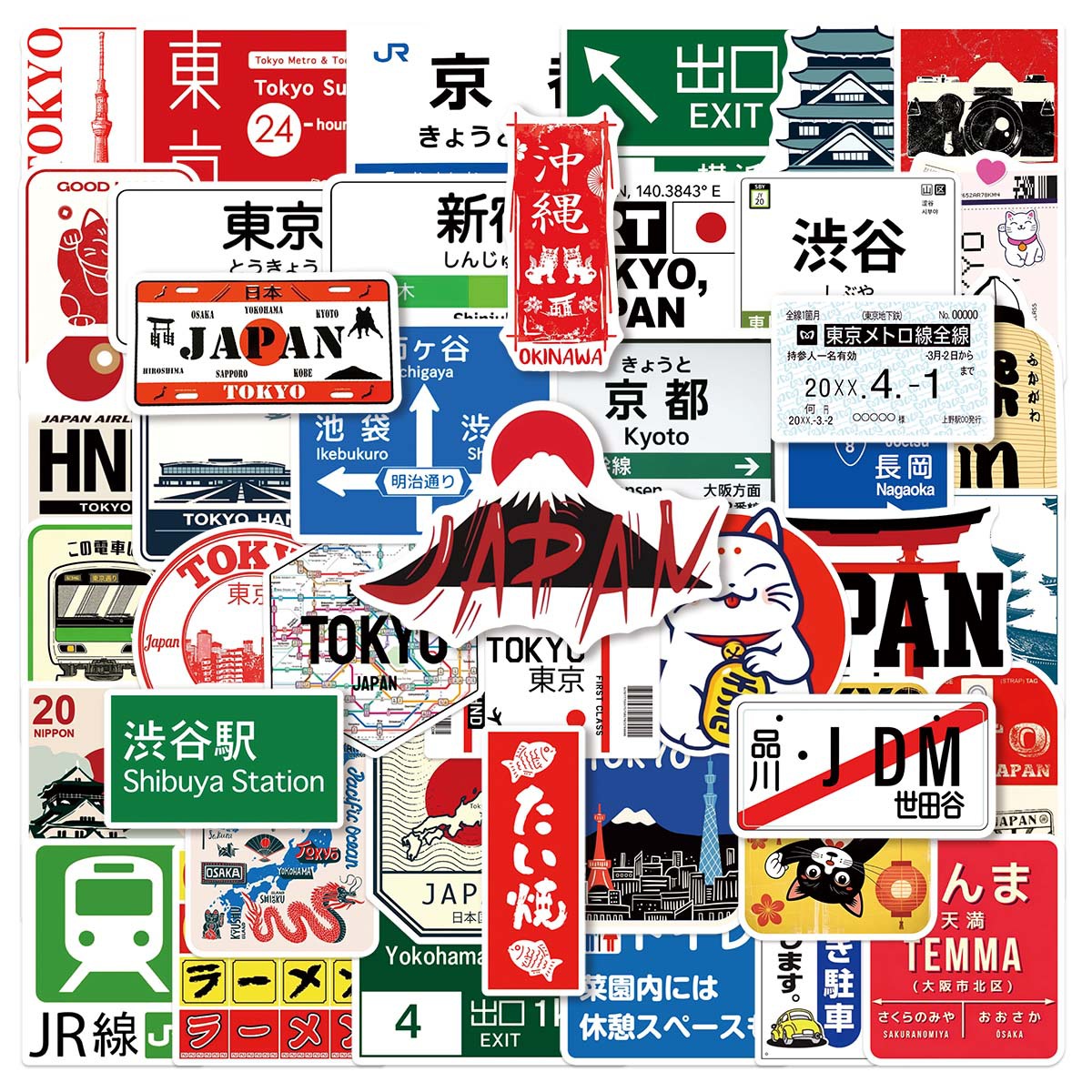50PCS Japanese Style Urban Log - đánh giá và giá Kids Toys Logo