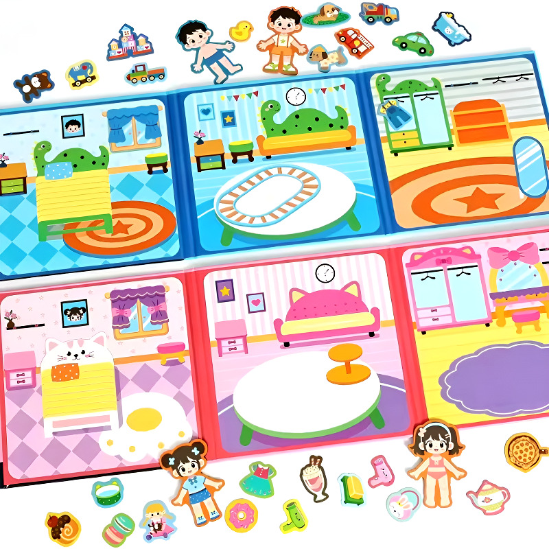 Magnetic Quiet Book for Boys G - đánh giá và giá Kids Quiet Toys