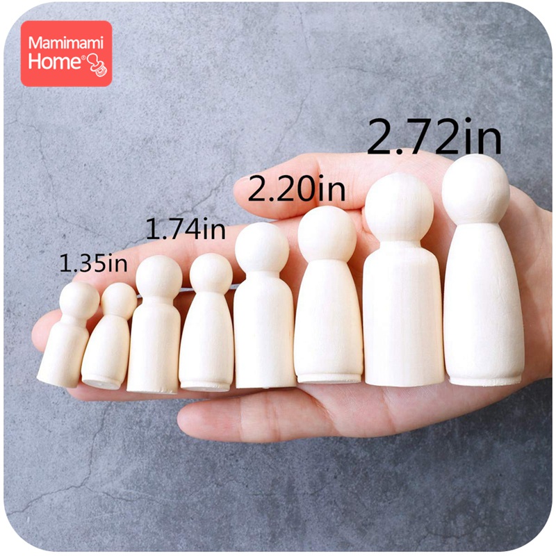 10 Chiếc 55Mm Peg Búp Bê Nam V - đánh giá và giá Kids Toys Logo