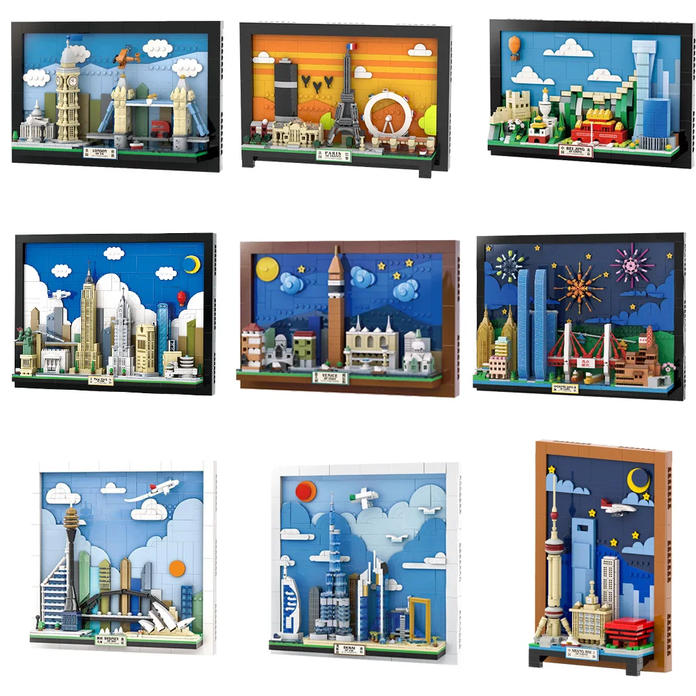 City View Building Blocks Post - đánh giá và giá Kids Toys Dubai