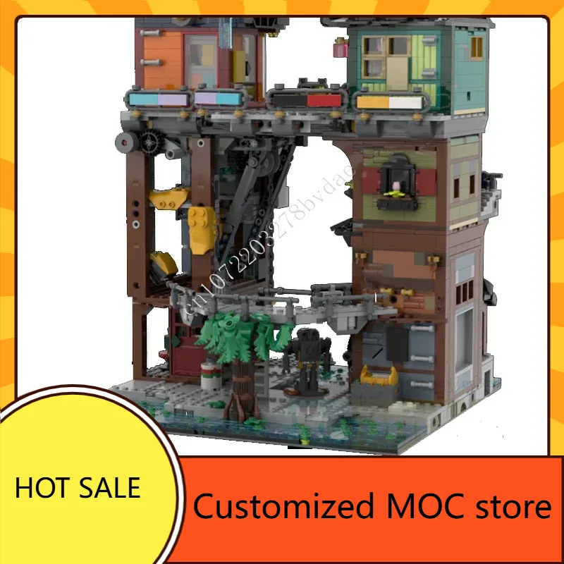 3014PCS  (Re)Work(ed)shop  MOC - đánh giá và giá Kids Toys Shop