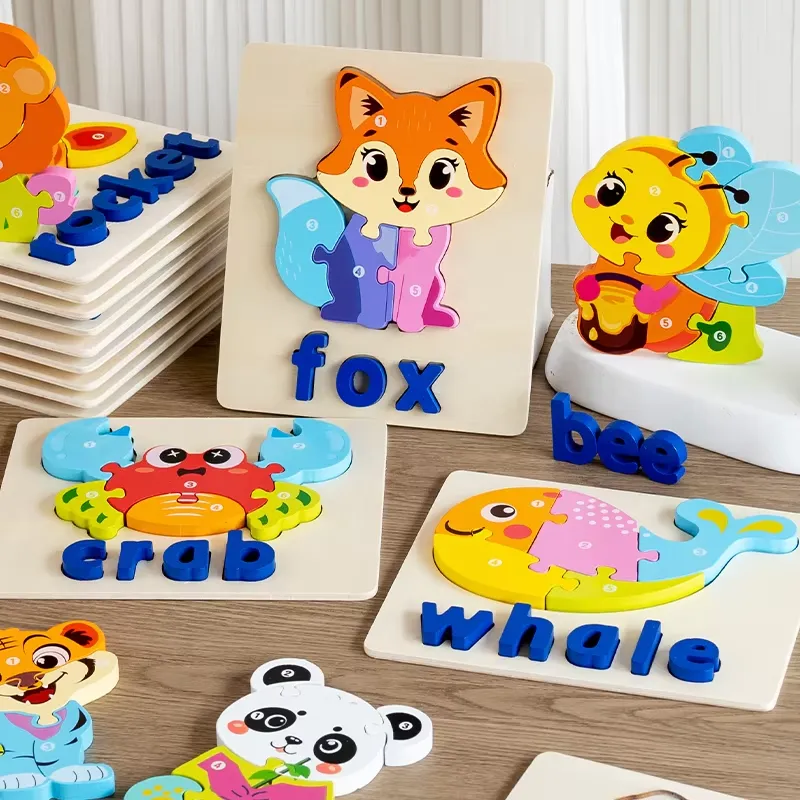 3D Animal Traffic Puzzle Spell - đánh giá và giá Kids Toys Learning