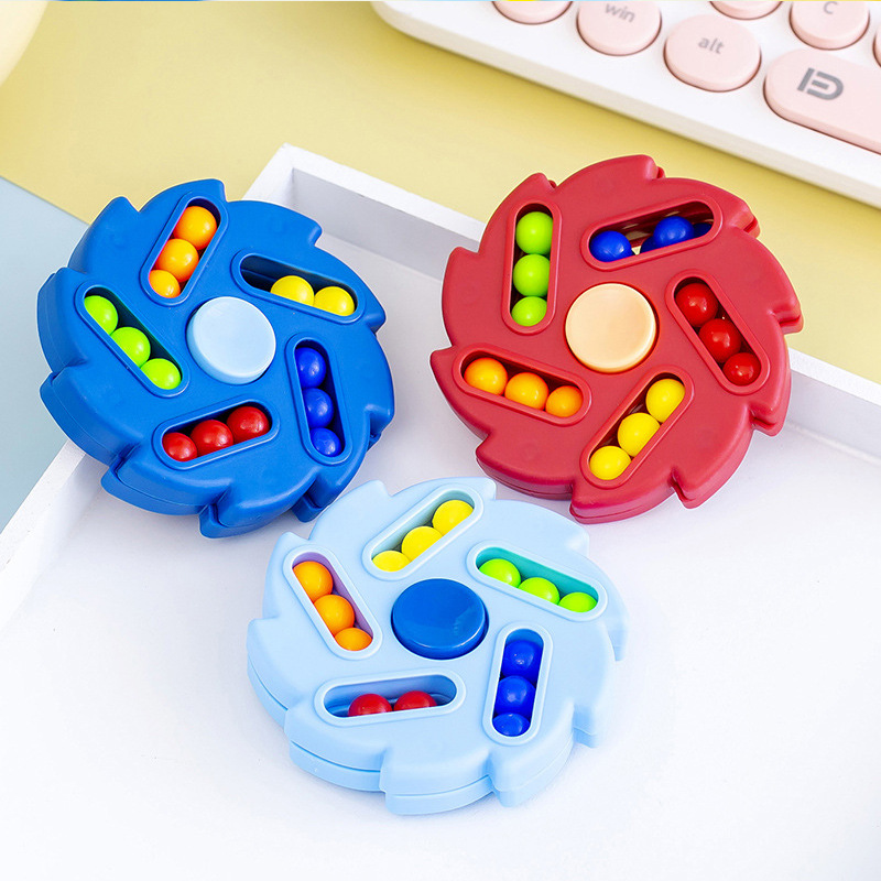 2PCS Magic Rotating Bean Puzzl - đánh giá và giá Kids Toys Low Price