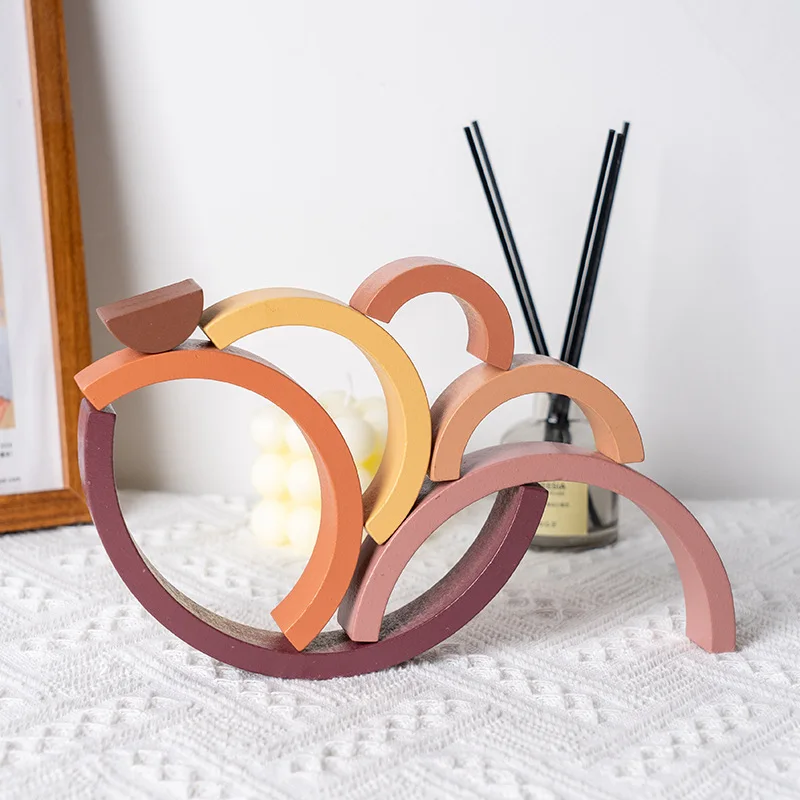 Mới Trẻ Em Montessori Cây Cầu  - đánh giá và giá Wooden Blocks Stacking