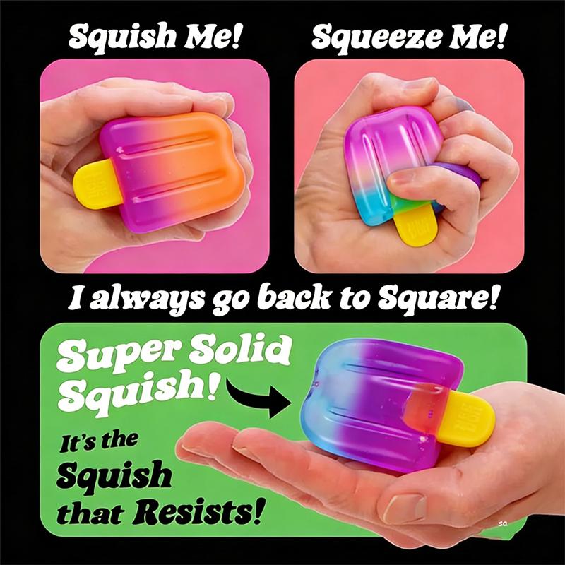 Sensory Squishy Ice Cream Cube - đánh giá và giá Kids Quiet Toys