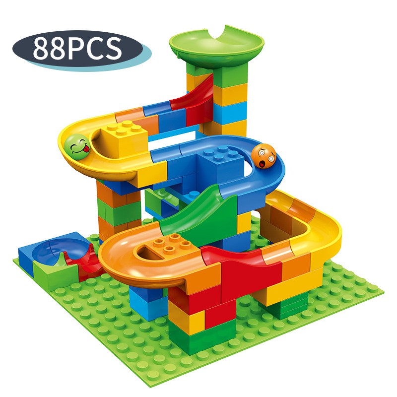 84-504PCS Marble Race Run Bloc - đánh giá và giá Marble Run Set