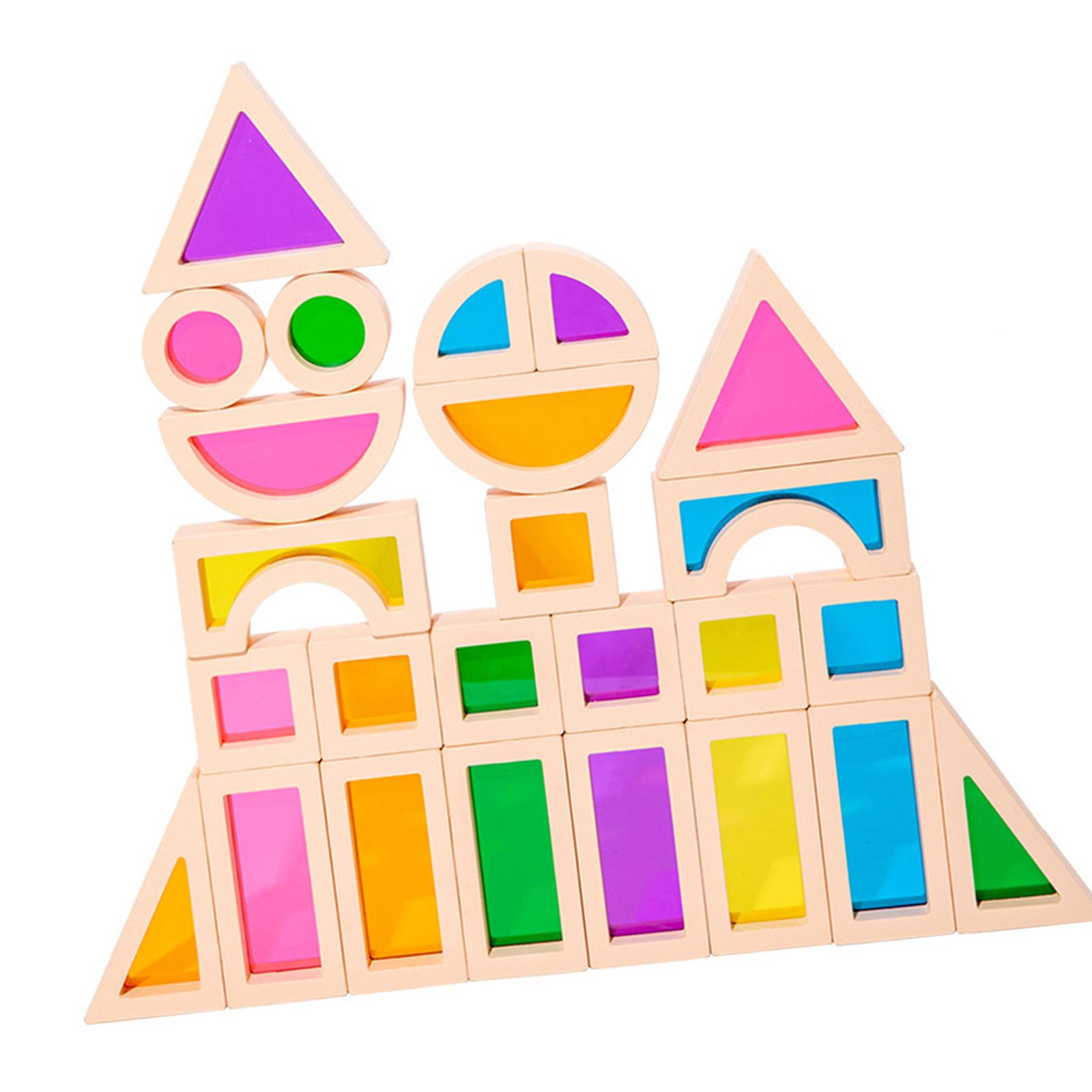 25 Pieces Stacking Building Bl - đánh giá và giá Wooden Blocks Stacking