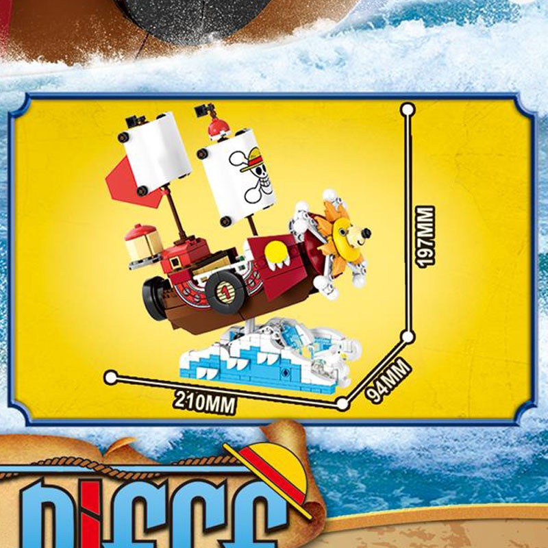In Stock One Piece Pirate Ship - đánh giá và giá Kids Toys Box